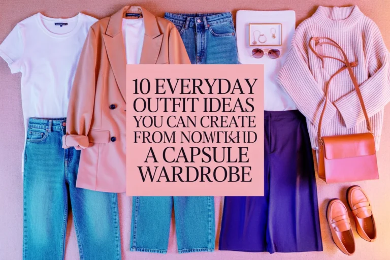 10 Everyday Outfit Ideas You Can Create from a Capsule Wardrobe