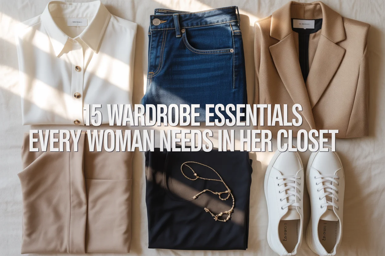 15 Wardrobe Essentials Every Woman Needs in Her Closet