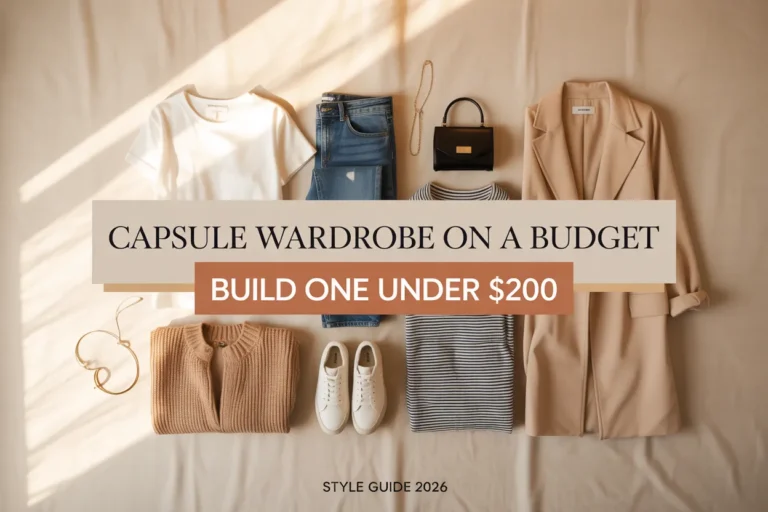 Capsule Wardrobe on a Budget Build One Under $200