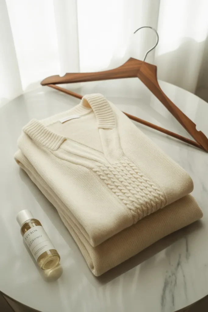 Capsule wardrobe garment care for closet organization longevity