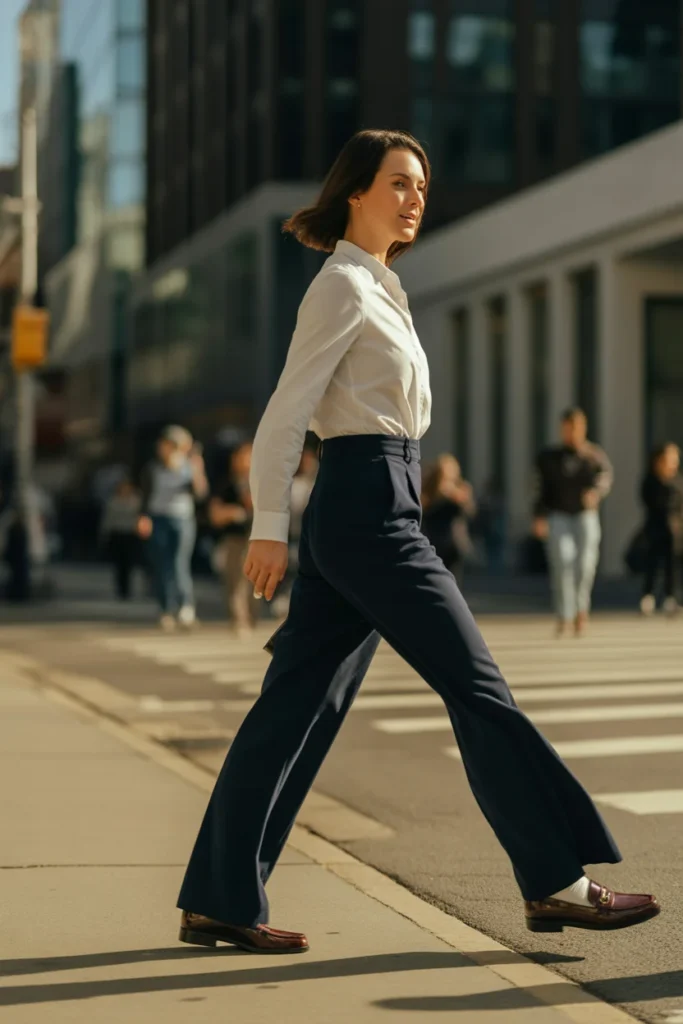 High waisted wide leg trousers outfit — wardrobe essentials for women 2026