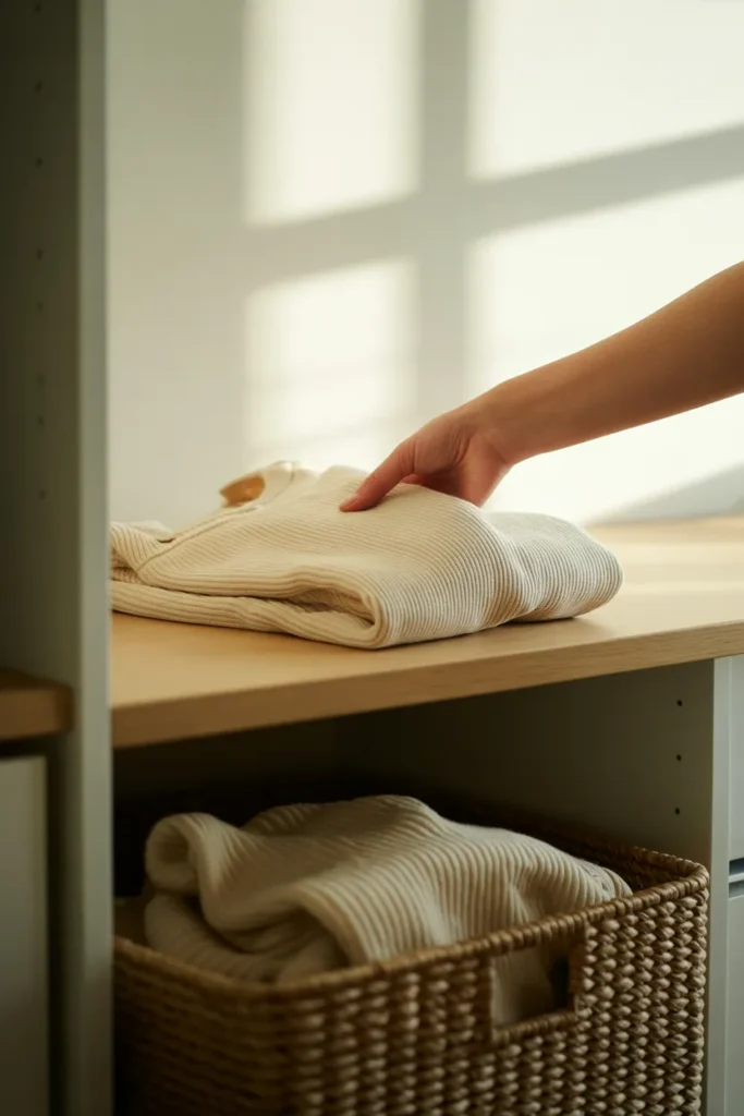 One-in-one-out rule for wardrobe maintenance — keep your minimalist closet clutter-free