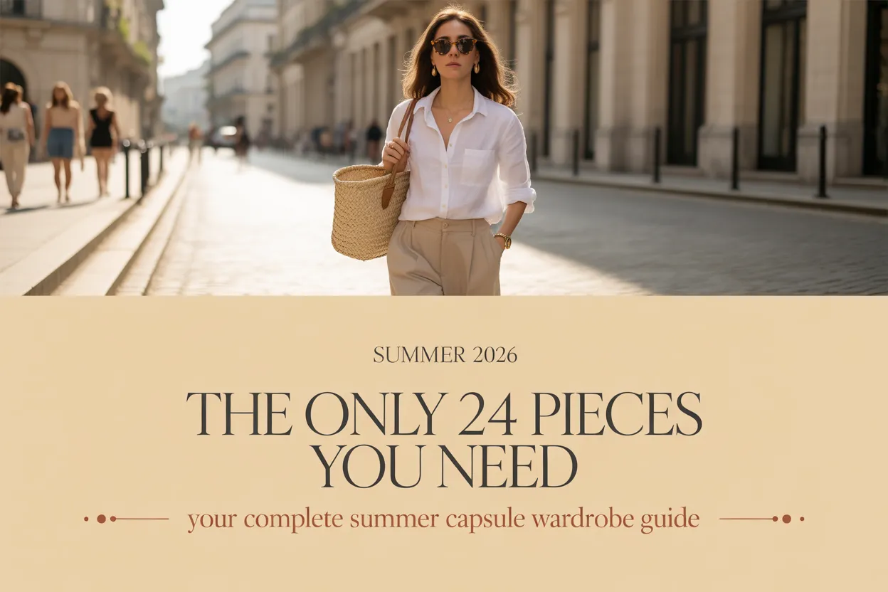 Summer Capsule Wardrobe 2026 The Only 24 Pieces You Need