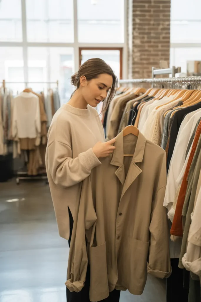 Thrifting cheap basics for an affordable capsule wardrobe on a budget