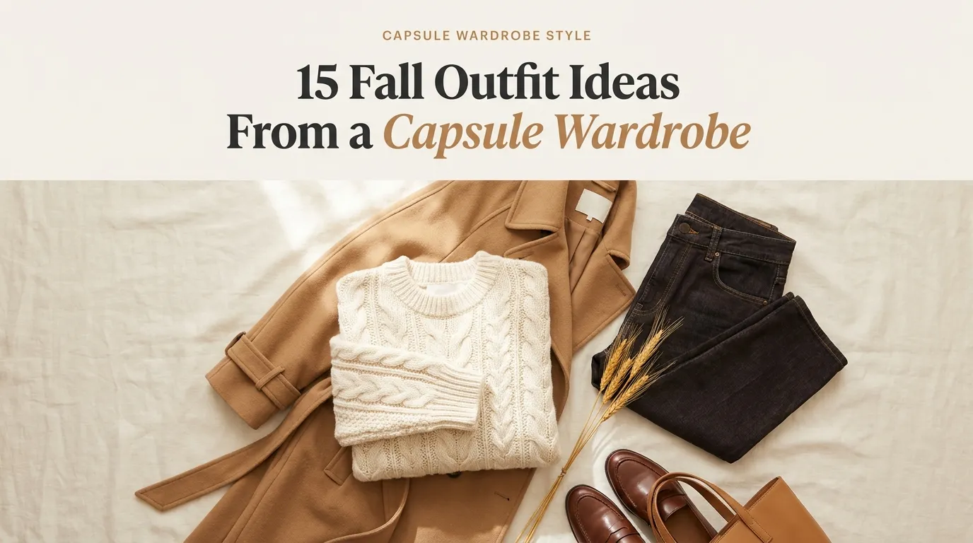15 Fall Outfit Ideas From a Capsule Wardrobe (That Actually Mix and Match)