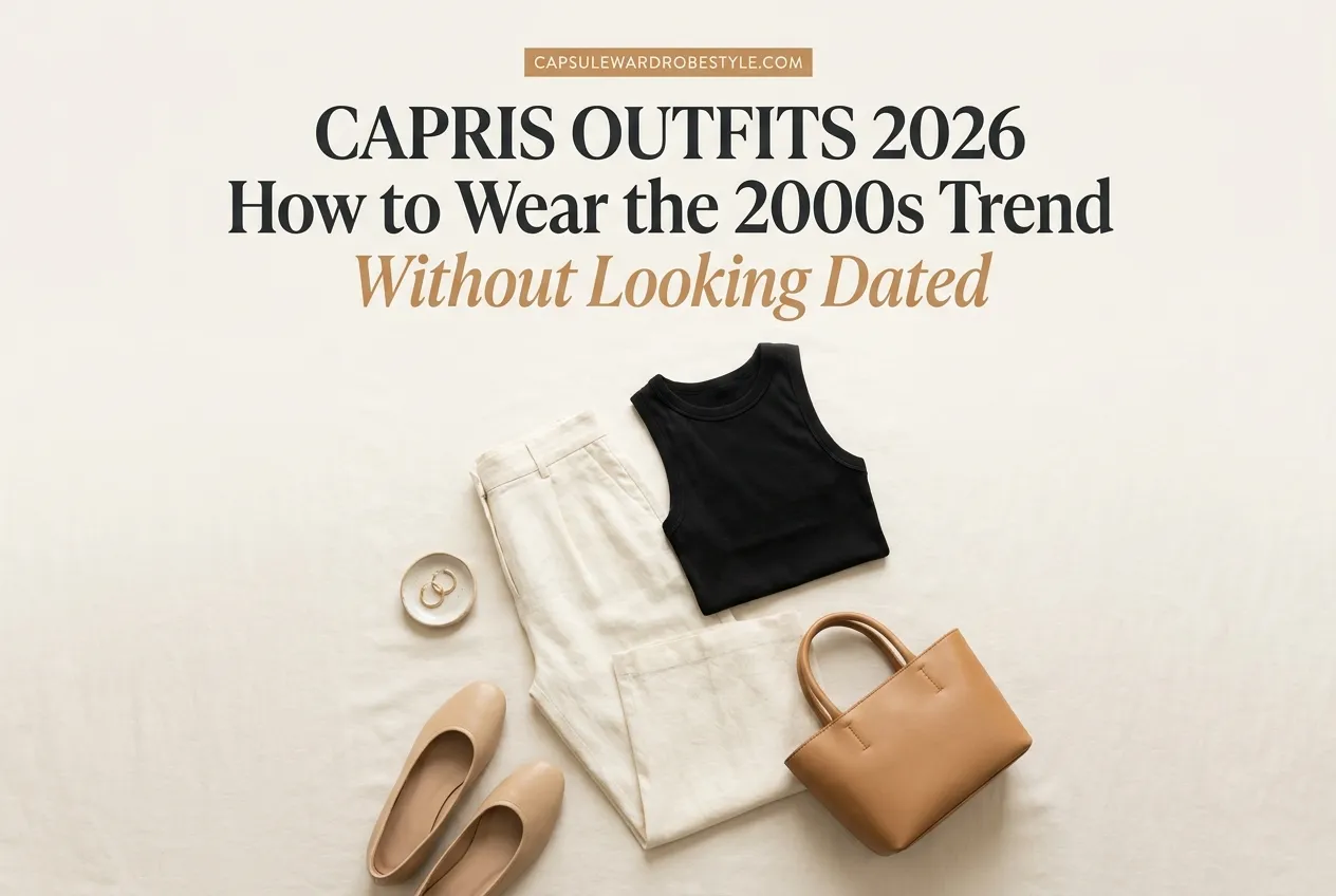 Capris Outfits 2026: How to Wear the 2000s Trend Without Looking Dated