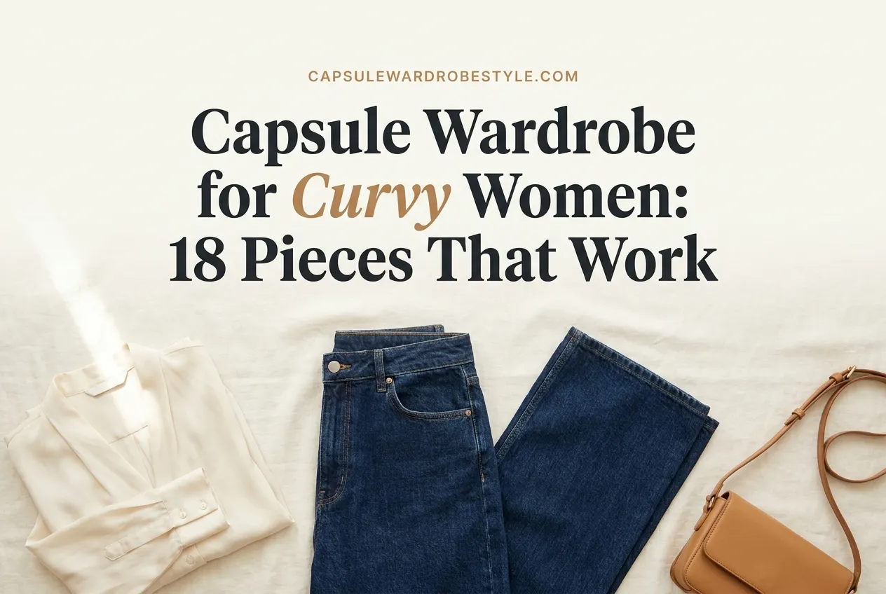 Capsule Wardrobe for Curvy Women: 18 Pieces That Actually Work