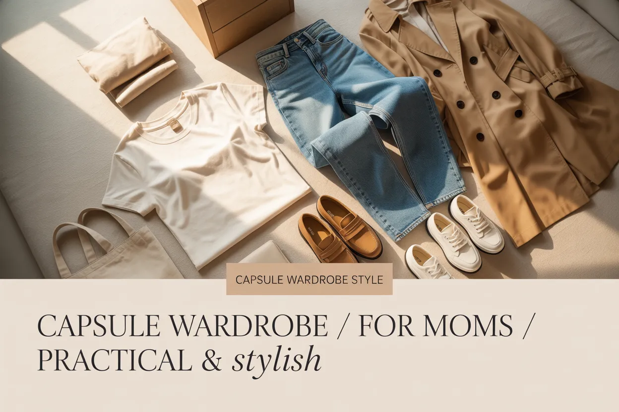 The Capsule Wardrobe for Moms Who Want to Get Dressed in 90 Seconds