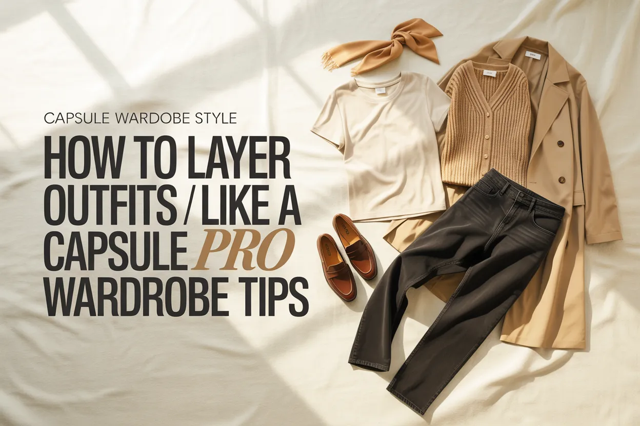 How to Layer Outfits Like a Pro (Capsule Wardrobe Tips That Actually Work)
