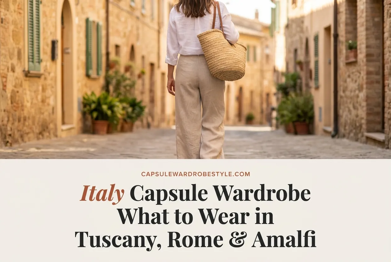 Italy Capsule Wardrobe: What to Wear in Tuscany, Rome & Amalfi
