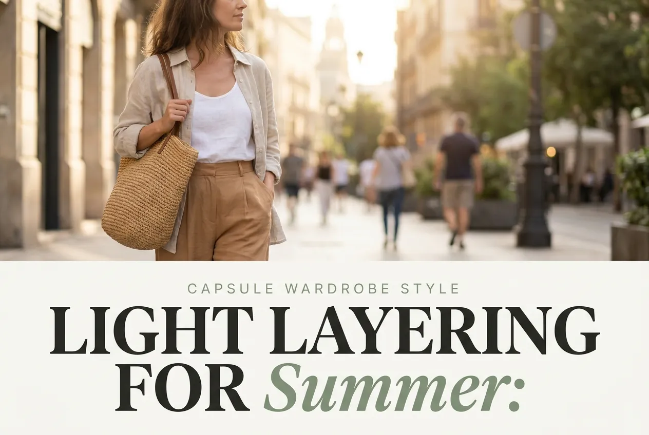 Light Layering for Summer: 6 Outfit Formulas for Cooler Evenings