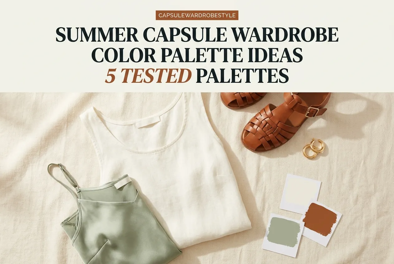 Capsule Wardrobe Color Palette Ideas for Summer 2026 (5 Tested Palettes)