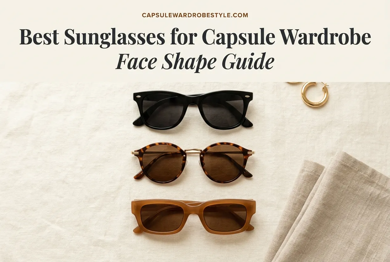 Best Sunglasses for Capsule Wardrobe (Face-Shape Guide)