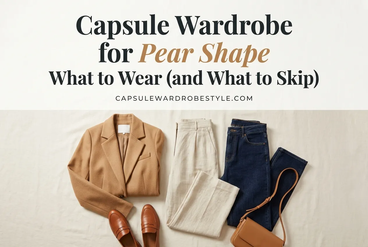 Capsule Wardrobe for Pear Shape: What to Wear (and What to Skip)