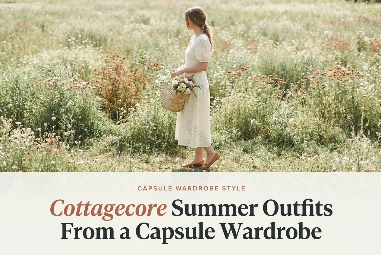 Cottagecore Summer Outfits From a Capsule Wardrobe