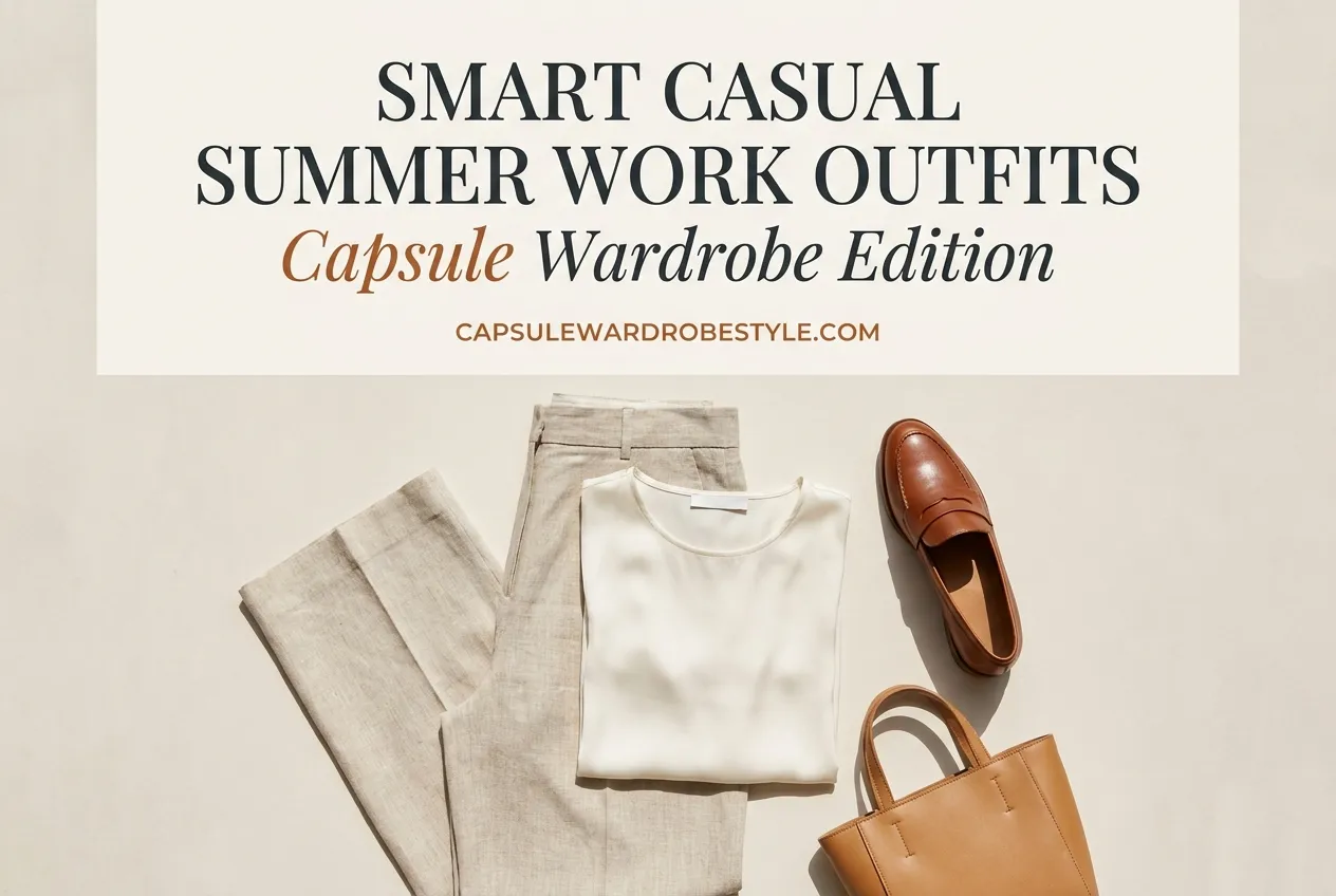 Smart Casual Summer Work Outfits: The 7-Piece Capsule That Gets You Through the Week