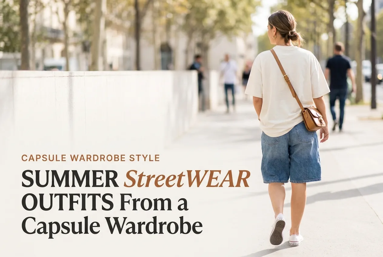 Summer Streetwear Outfits From a Capsule Wardrobe (Women’s Edit, 2026)