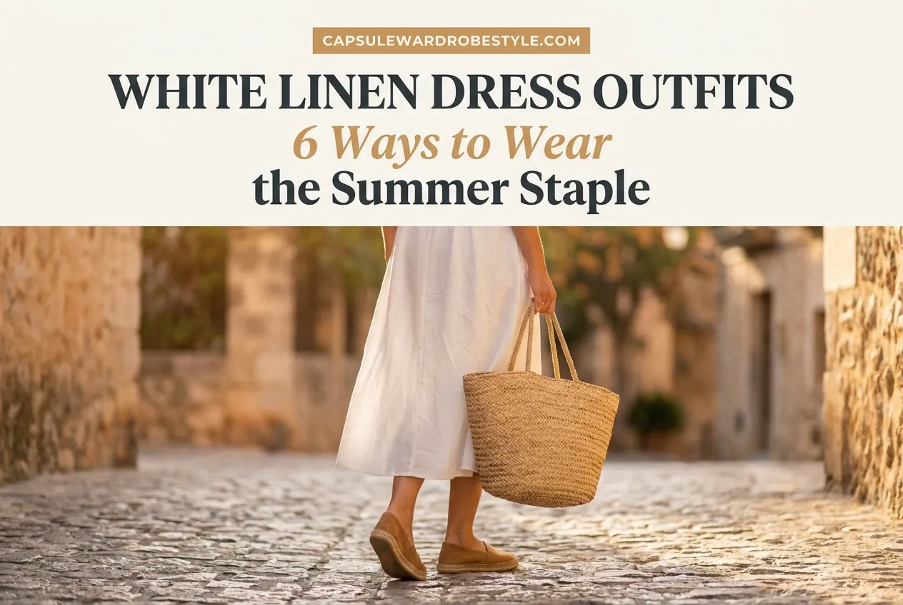 White Linen Dress Outfits: 6 Ways to Wear the Summer Staple