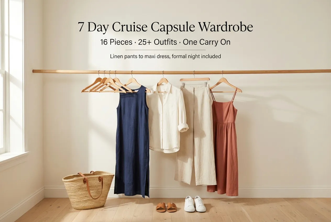 7 Day Cruise Capsule Wardrobe: One Bag, Every Occasion Covered