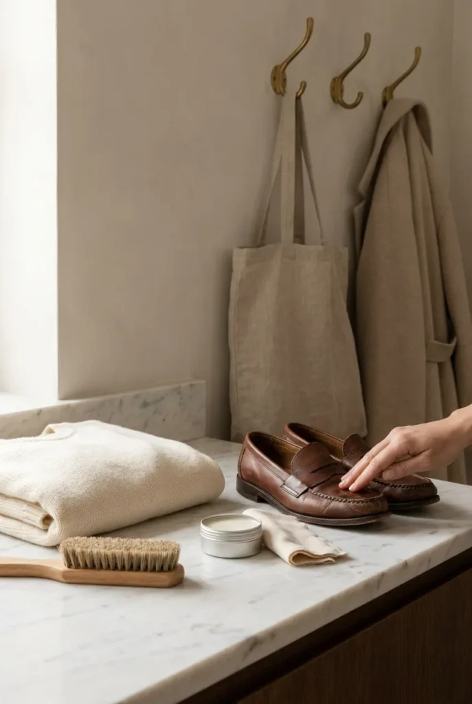 Caring for wool knits and leather loafers to keep Scandinavian outfits lasting