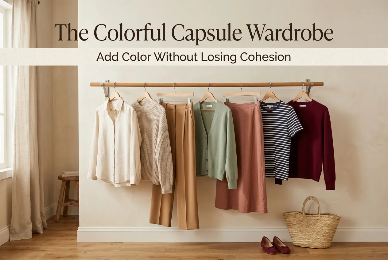 Colorful Capsule Wardrobe: Adding Color Without Losing Cohesion