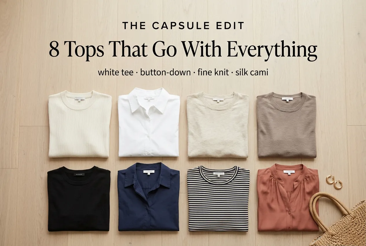 The 8 Capsule Wardrobe Tops That Anchor Every Outfit You Own