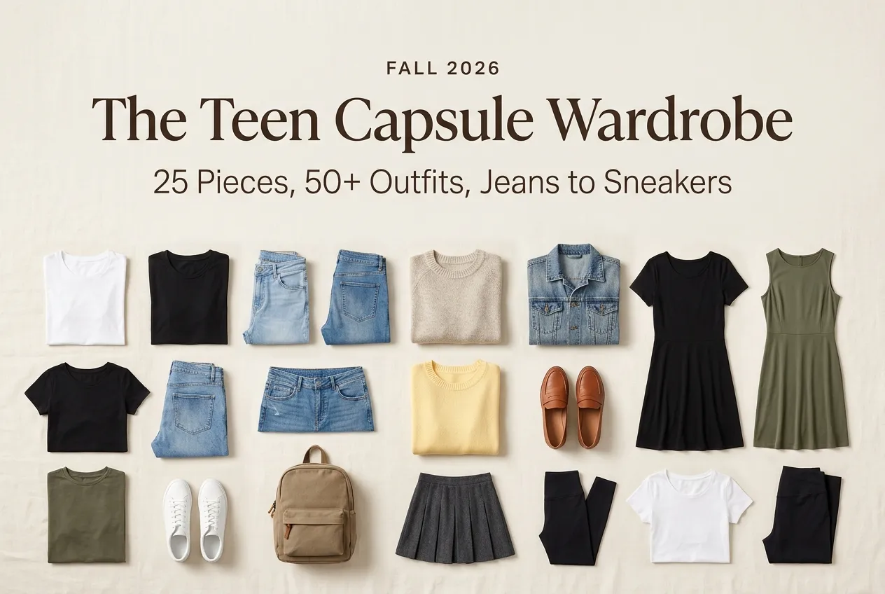 Capsule Wardrobe for Teens: A Starter Closet That Feels Like You