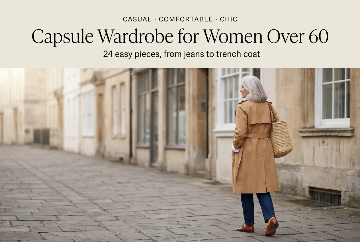 Capsule Wardrobe for Women Over 60: Casual, Comfortable & Chic