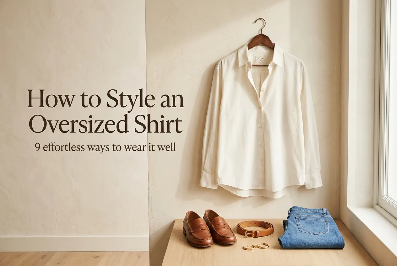 How to Style an Oversized Shirt: 9 Ways to Wear It Well