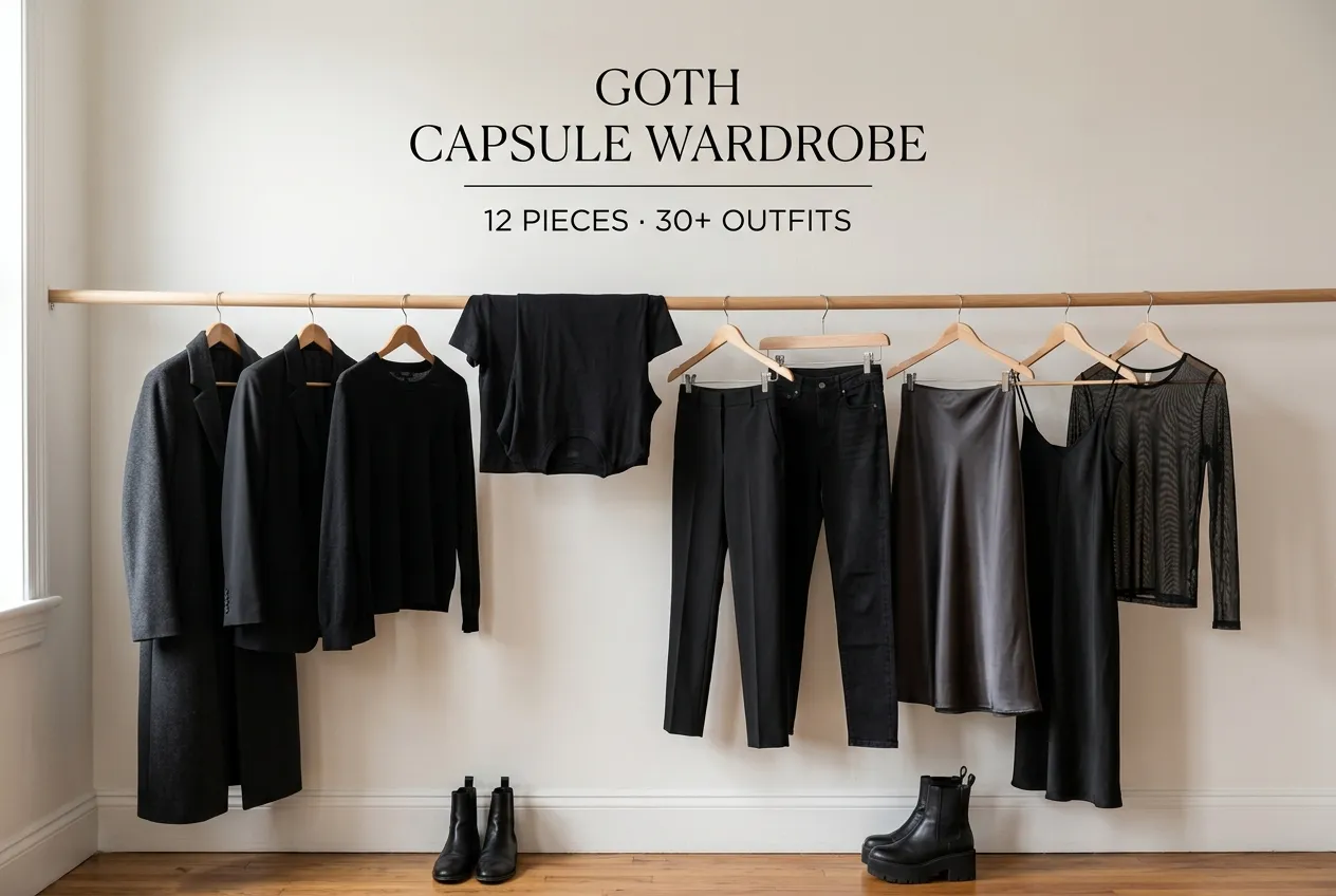 Goth Capsule Wardrobe: An All-Black Base With Real Range