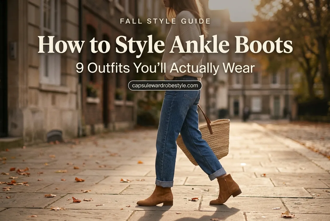 How to Style Ankle Boots: 9 Outfits You Can Actually Wear This Fall