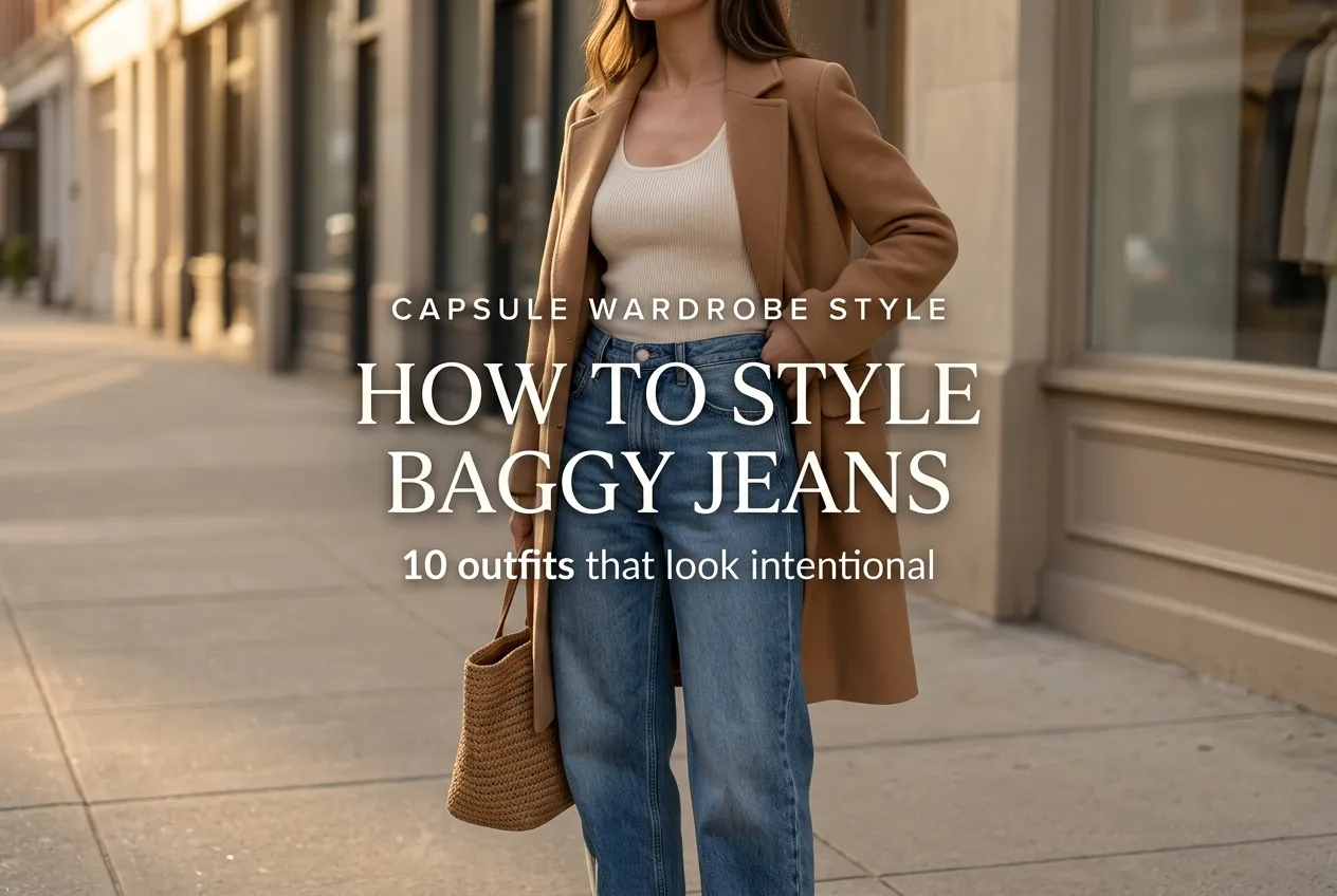 How to Style Baggy Jeans So the Whole Outfit Looks Deliberate