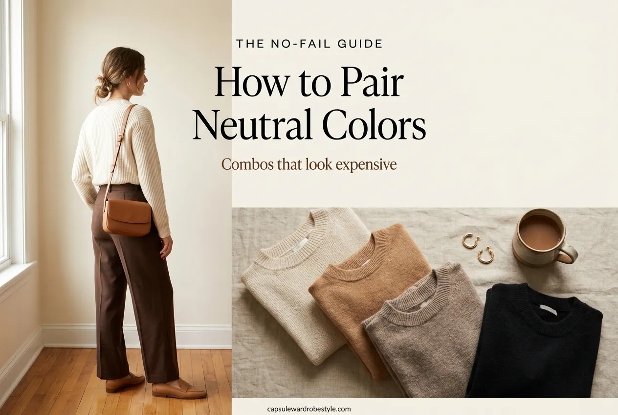 How to Pair Neutral Colors So Every Outfit Looks Pulled Together