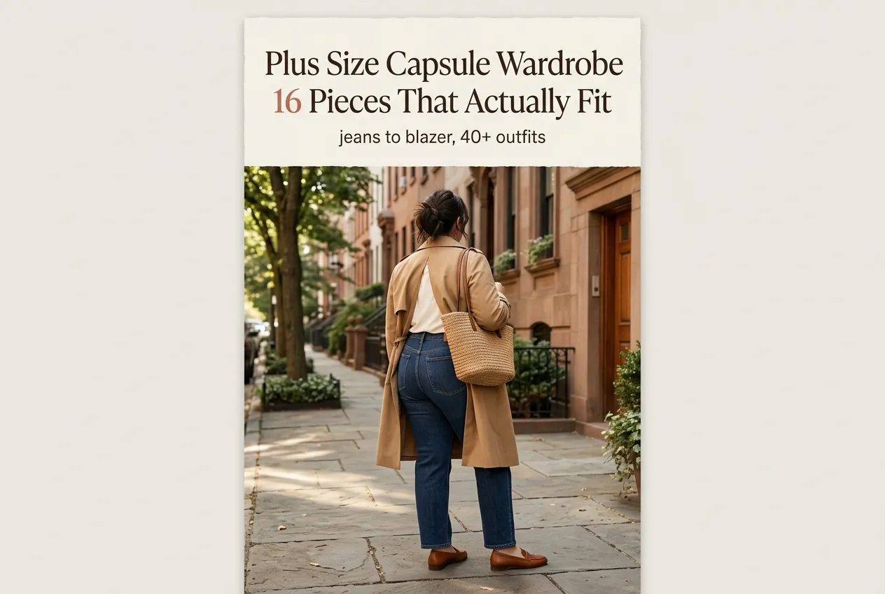 Plus Size Capsule Wardrobe: 16 Pieces That Actually Fit and Flatter