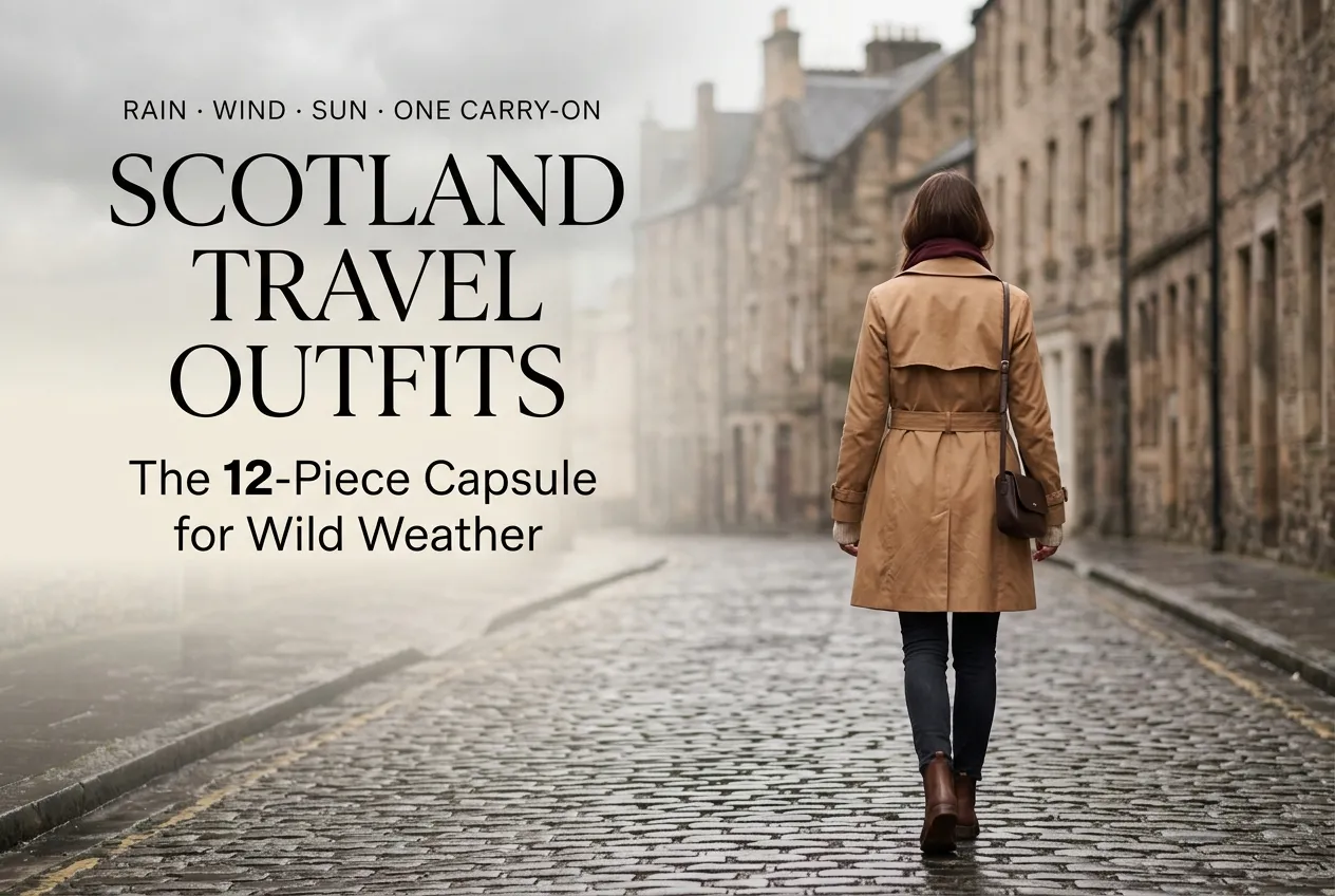 Scotland Travel Outfits: The Capsule That Handles Wild Weather
