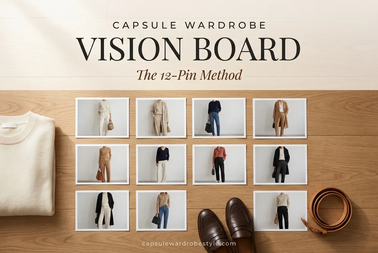 How to Make a Capsule Wardrobe Vision Board (That Actually Guides You)