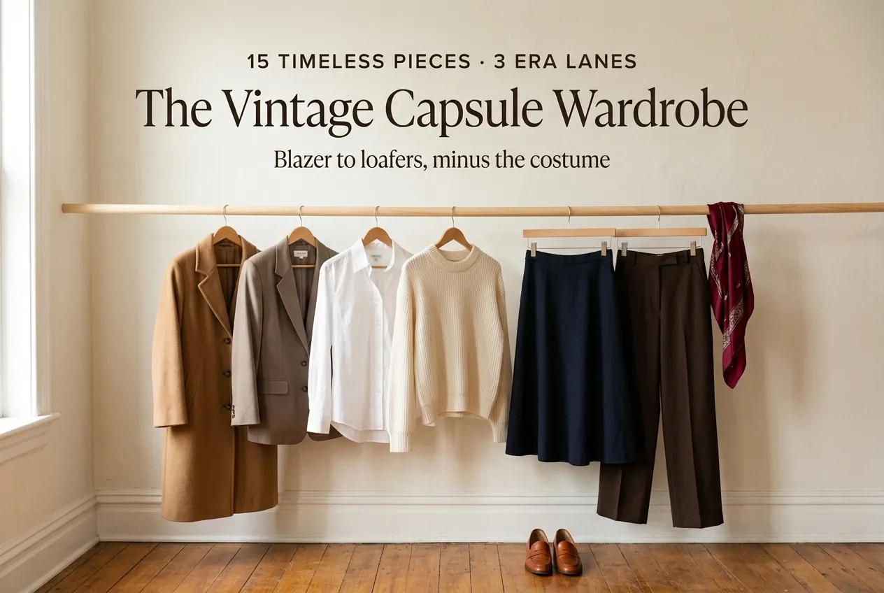 Vintage-Inspired Capsule Wardrobe: Timeless Pieces With Retro Soul