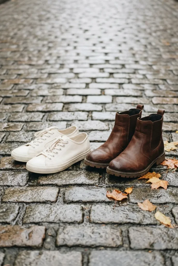 Waterproof ankle boots and sneakers for walking in Scotland