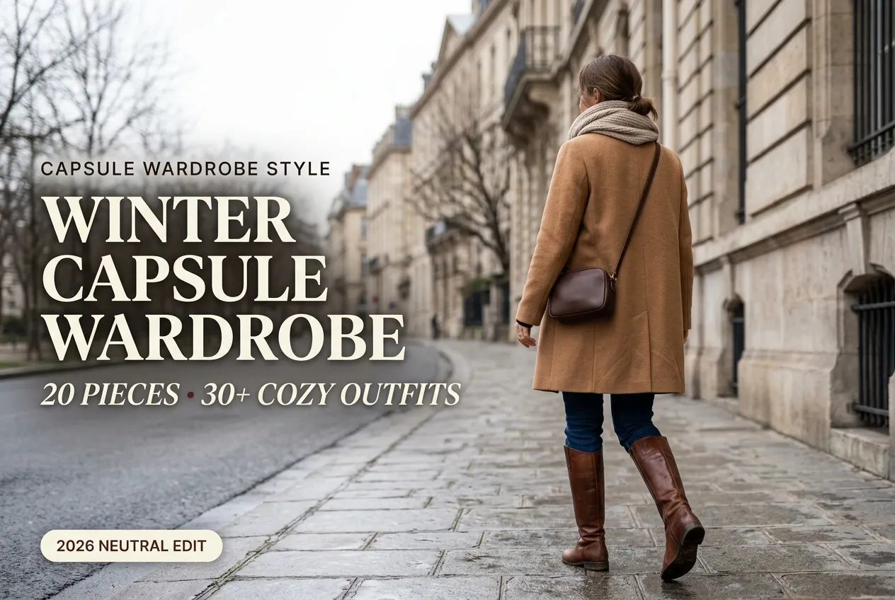 Winter Capsule Wardrobe 2026: 20 Pieces That Mix Into 30+ Outfits