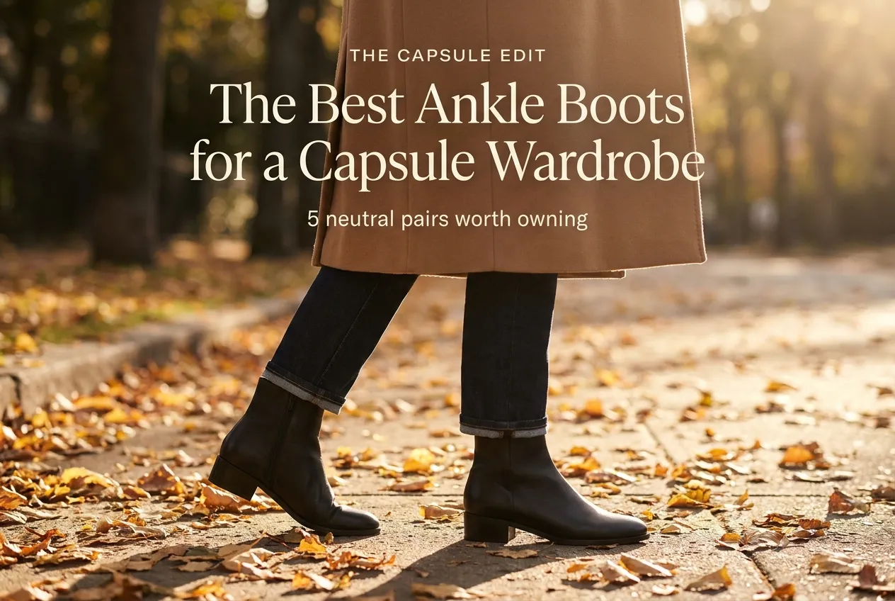 The Best Ankle Boots for a Capsule Wardrobe
