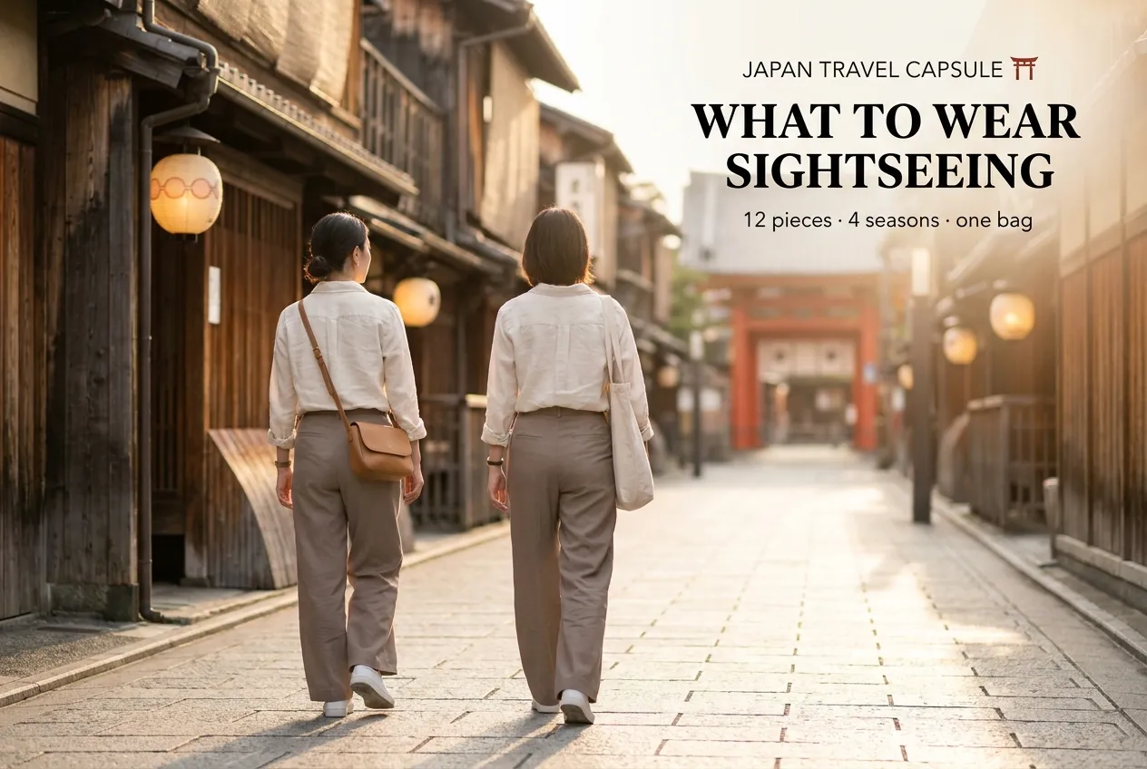 Japan Travel Capsule Wardrobe: What to Wear Sightseeing