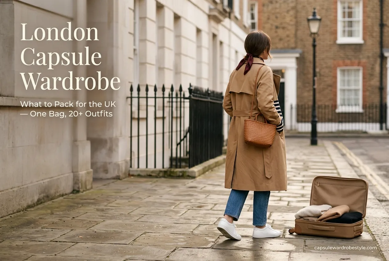 What to Pack for the UK: A London Capsule Wardrobe That Fits One Bag