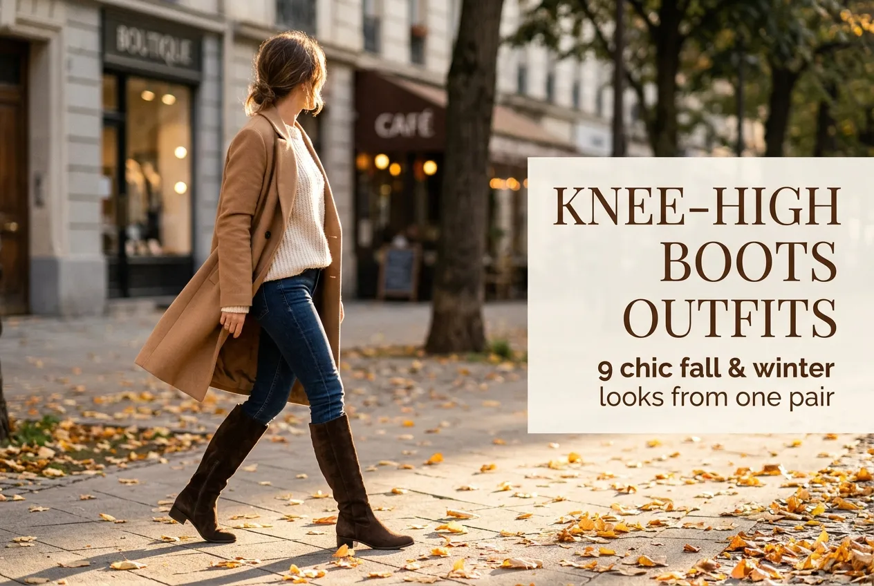 Knee-High Boots Outfits: 9 Chic Fall and Winter Looks