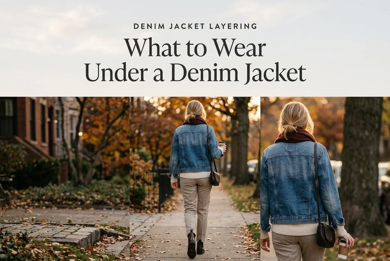 Denim Jacket Layering: What to Wear Underneath From 40 to 70 Degrees