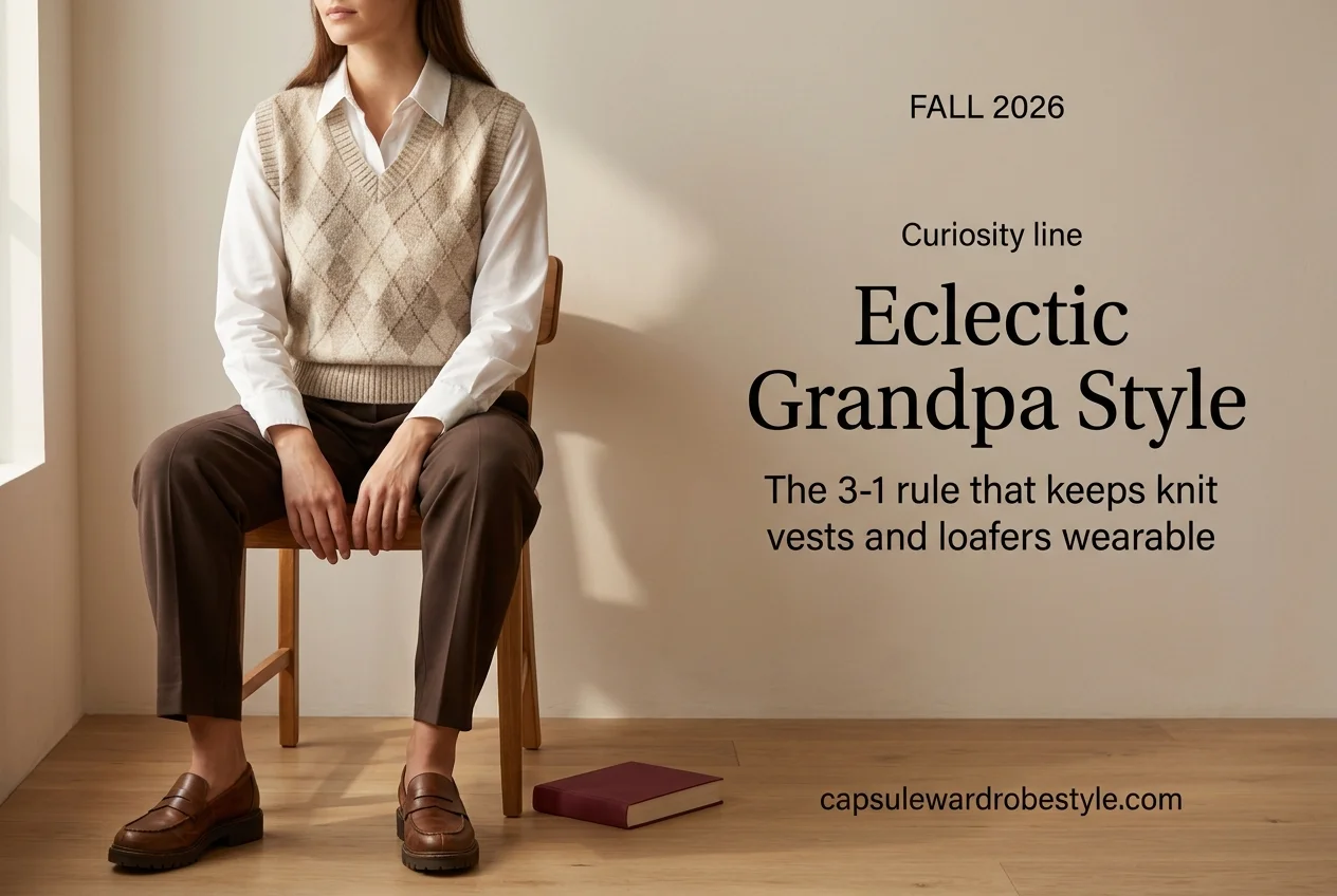 Eclectic Grandpa Style: The Cozy-Quirky Trend, Made Wearable