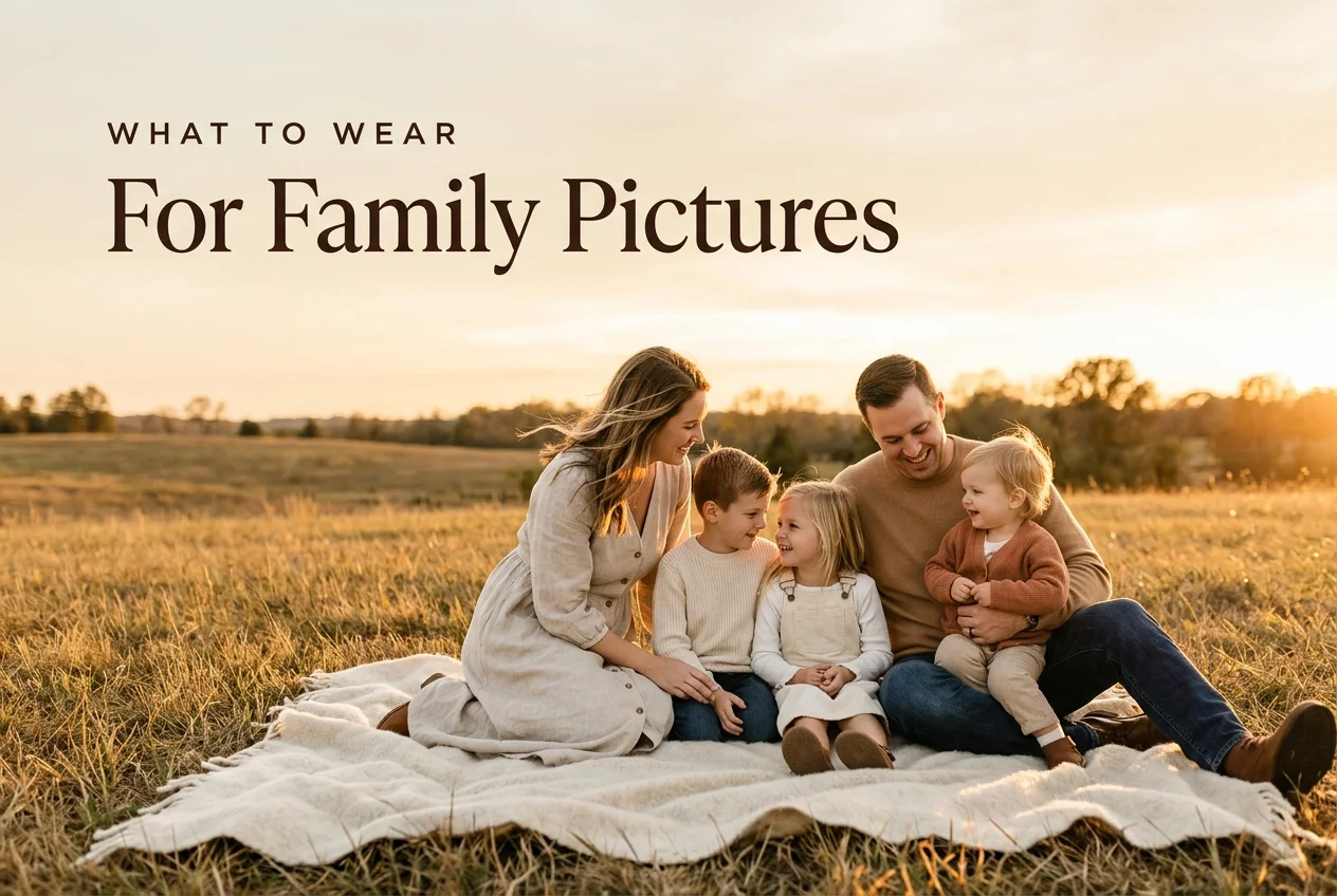 What to Wear for Family Pictures Without Buying Everyone New Clothes