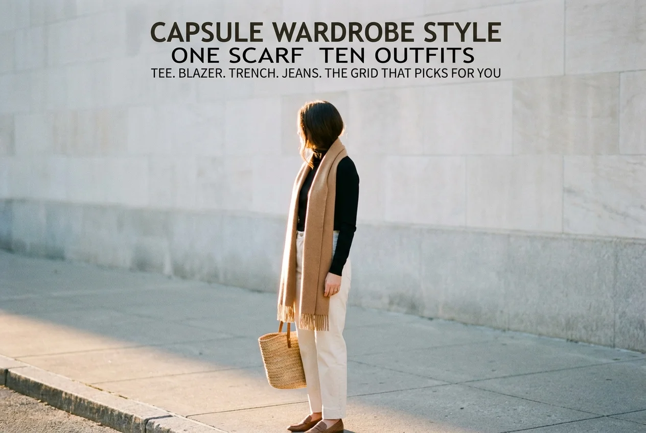 How to Style a Scarf: 10 Ways to Elevate a Simple Outfit