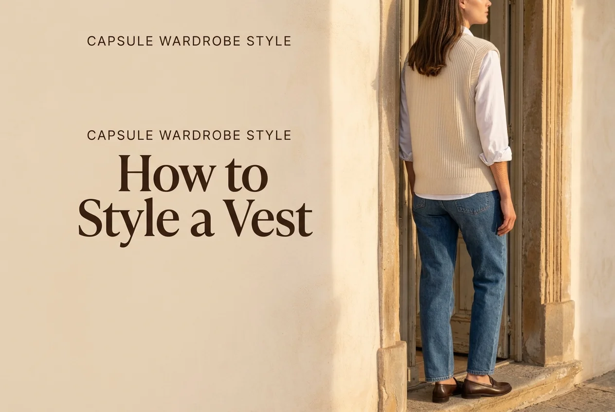 How to Style a Vest: The Layering Piece Nobody Uses Enough
