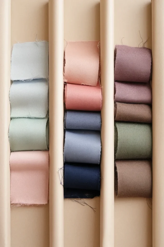 Light Summer, True Summer, and Soft Summer fabric swatches compared side by side