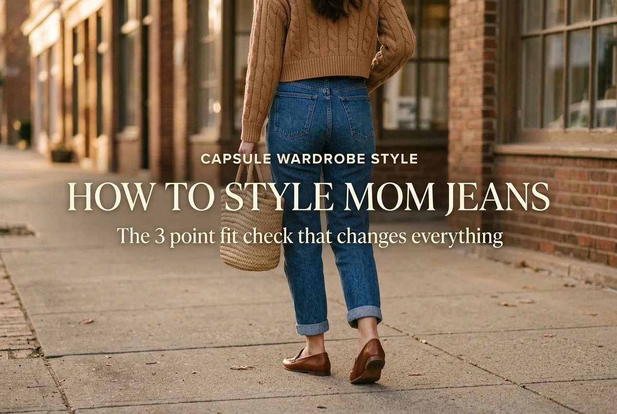 How to Style Mom Jeans: The Flattering Fit Guide